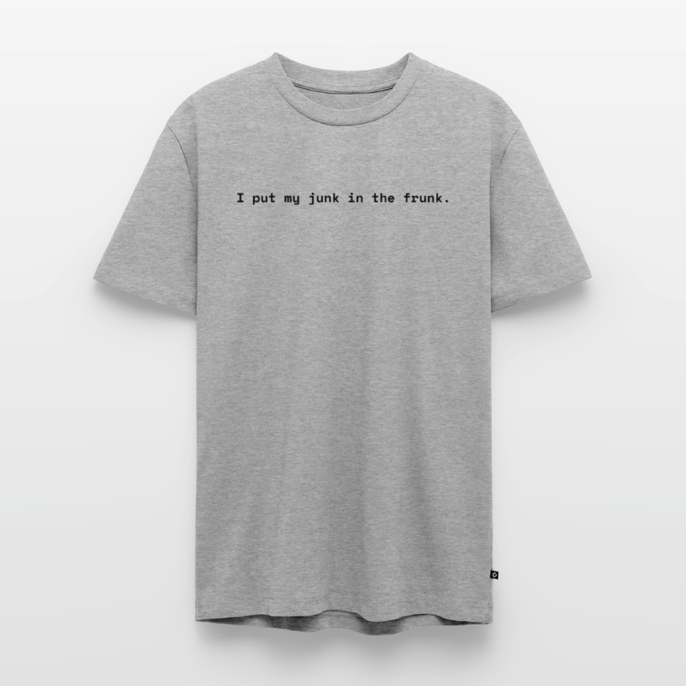 I put my junk in the frunk. - Männer Premium T-Shirt - Grau meliert