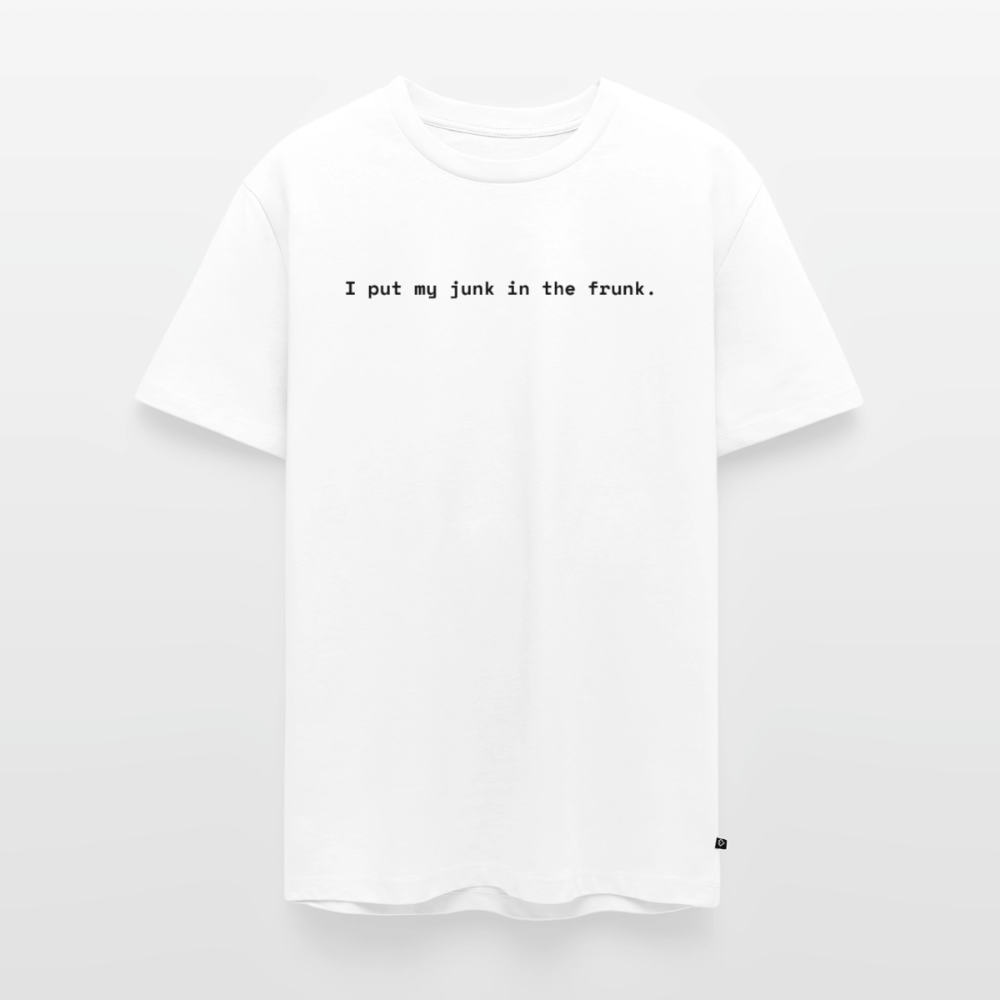 I put my junk in the frunk. - Männer Premium T-Shirt - Weiß