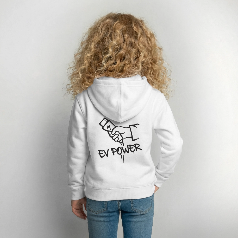 EV POWER Kinder Hoodie - Weiß