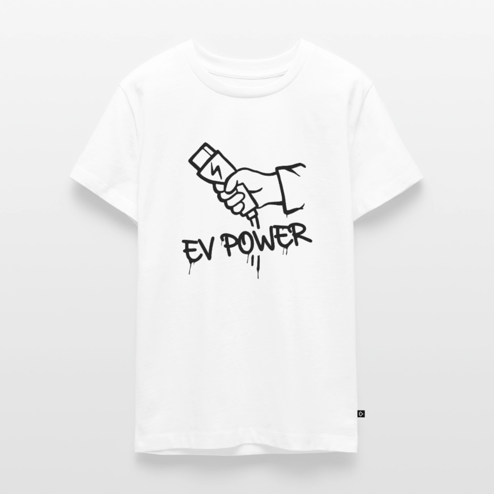 EV POWER Teenager Premium T-Shirt - Weiß