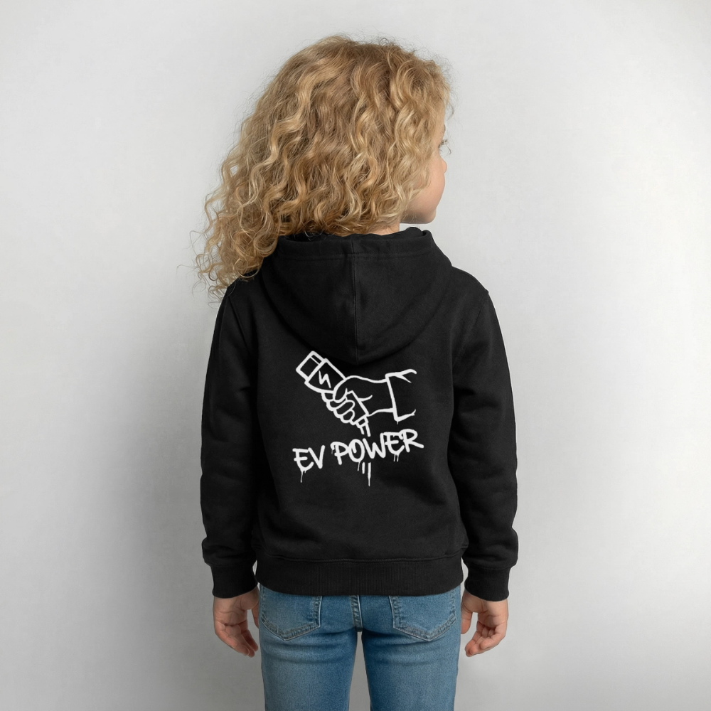 EV POWER Kinder Hoodie - Schwarz