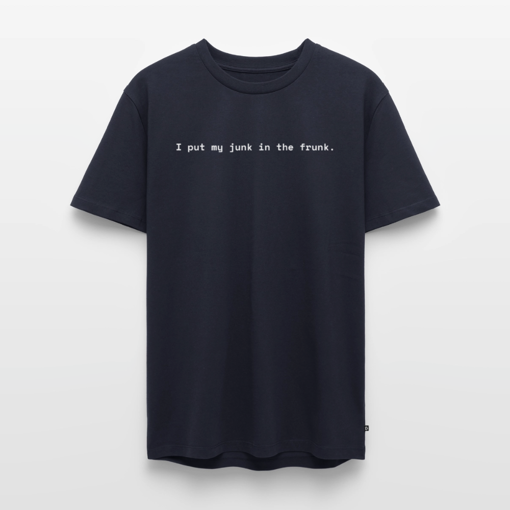 I put my junk in the frunk. - Männer Premium T-Shirt - Navy