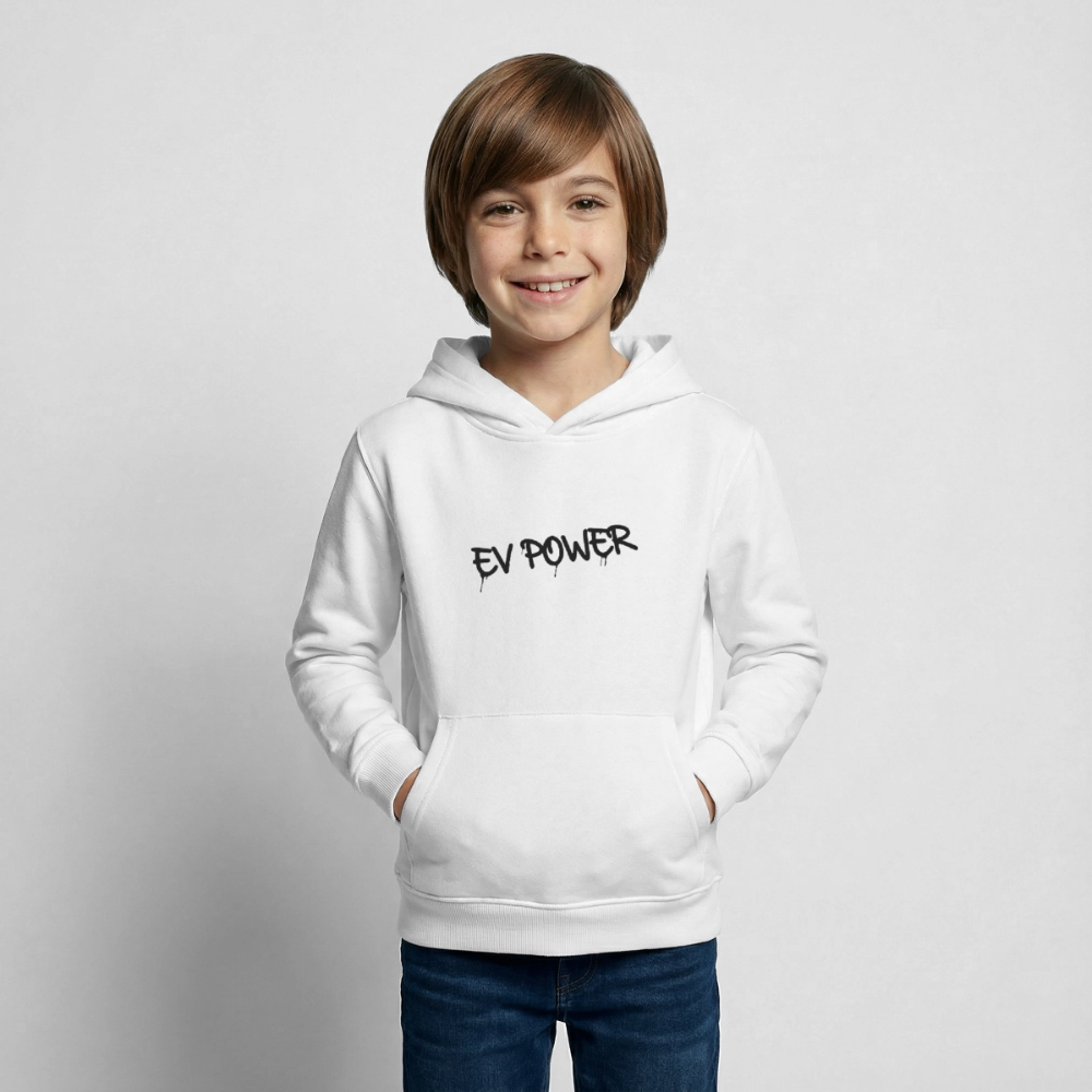 EV POWER Kinder Hoodie - Weiß