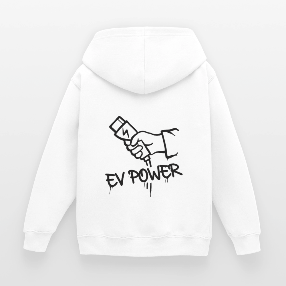 EV POWER Kinder Hoodie - Weiß